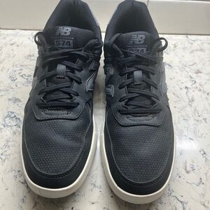 New Balance 574 Golf Shoes, size 11D, Black in very good condition.